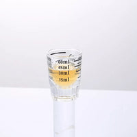 Copo de Vidro com Escala de Medida para Barista - 60ml