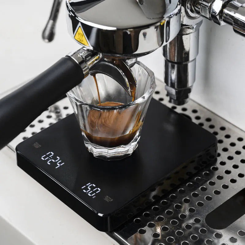 Balança Digital Barista USB de Alta Precisão com Temporizador Automático