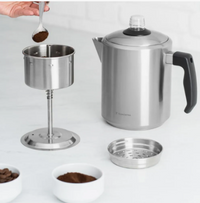 Cafeteira Percoladora Tramontina Aço Inox E Baquelite 2 L