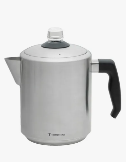 Cafeteira Percoladora Tramontina Em Aço Inox Com Cabo