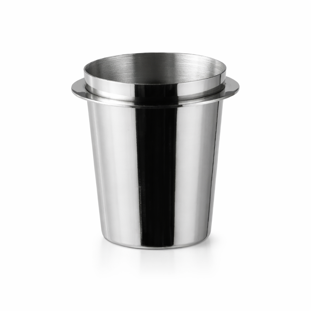 Copo Doseador de Café 58mm em Aço Inoxidável - Azo Roasters
