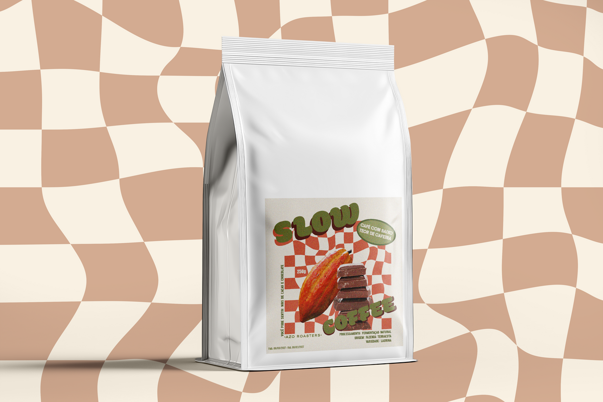 Microlote Chocolate Baixo Teor De Cafeína, da torrefação Azo Roasters