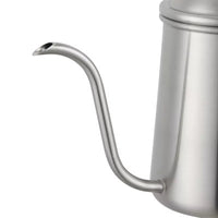 CHALEIRA BICO DE GANSO INOX CABO DE MADEIRA 600ml
