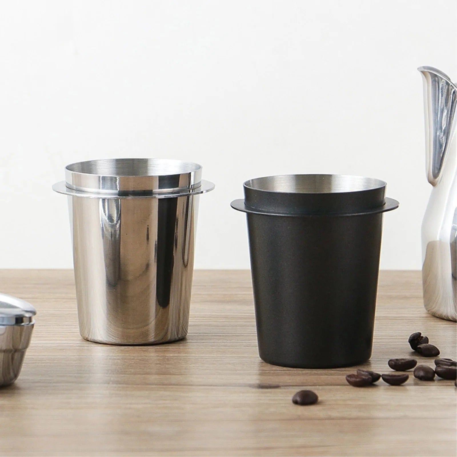 Copo Doseador de Café 58mm em Aço Inoxidável - Azo Roasters