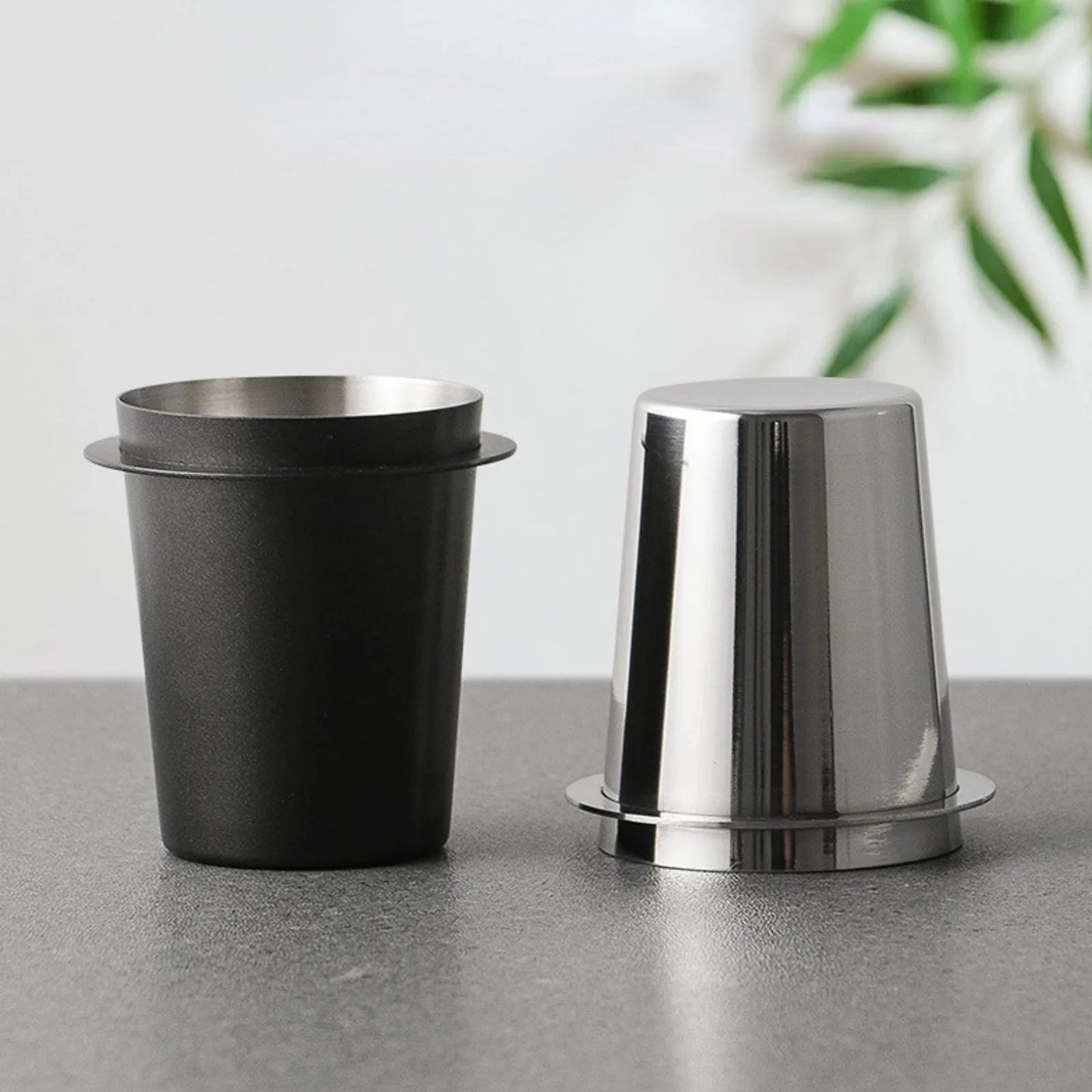 Copo Doseador de Café 58mm em Aço Inoxidável - Azo Roasters